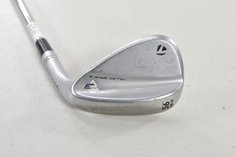 TaylorMade Milled Grind 3 Chrome 56*-14 Wedge Right Steel #226319