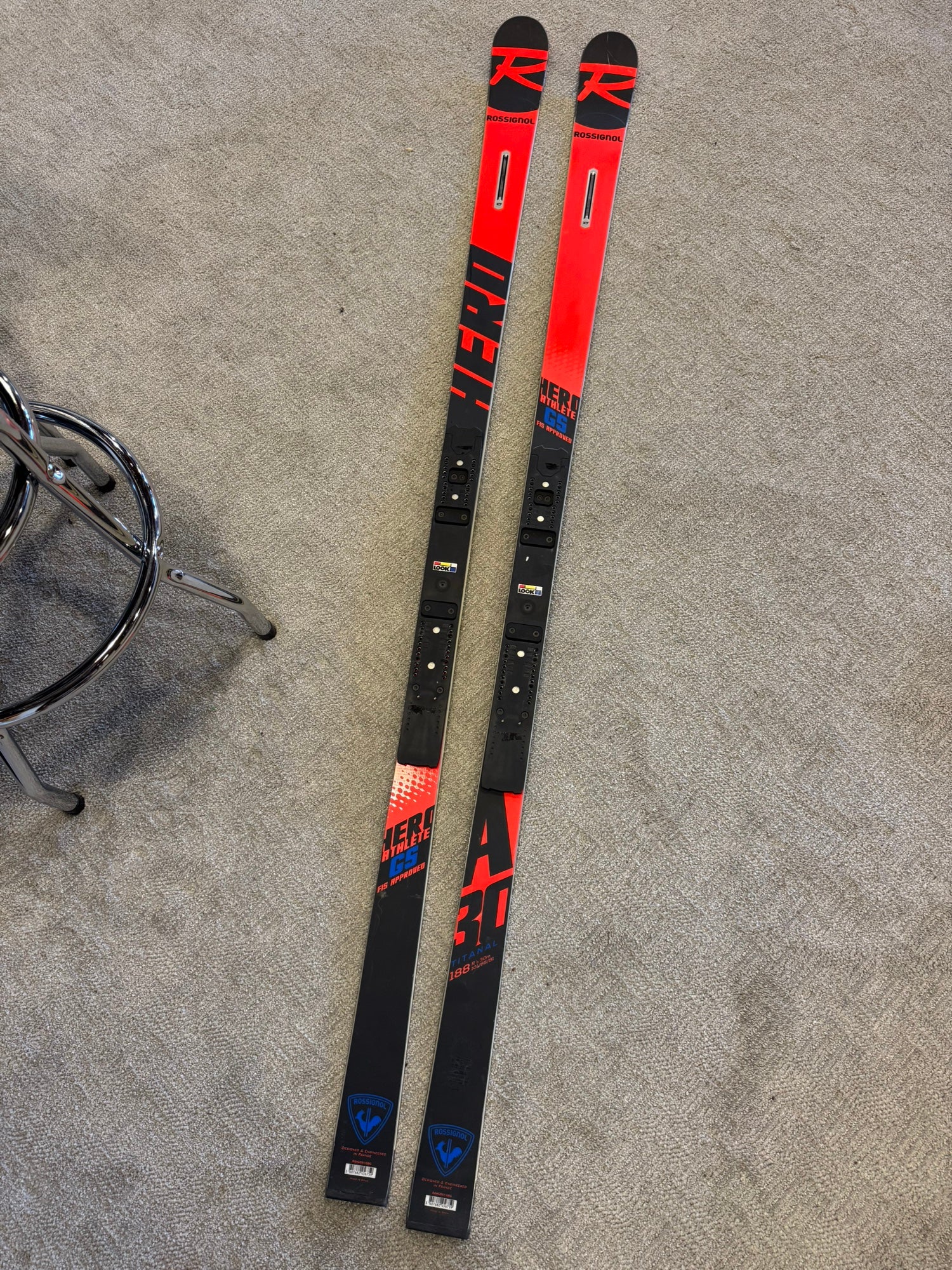 Rossignol Hero Athlete SL 165 cm Racing Skis Without Bindings