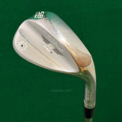 Titleist Vokey SM7 Tour Chrome 58-8M 58 Lob Wedge Vokey Design Steel Wedge Flex