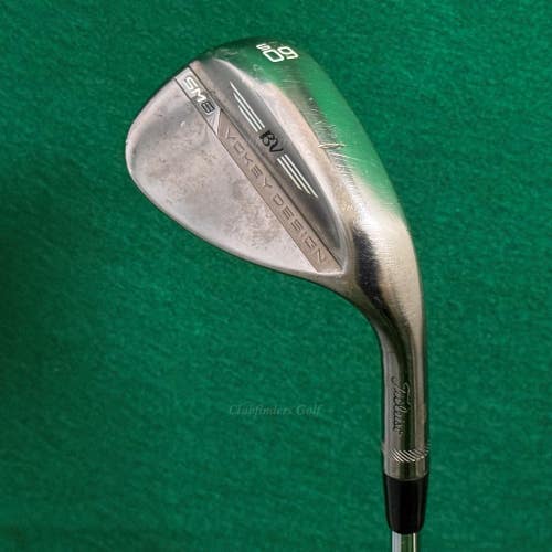 Titleist Vokey SM8 Chrome 60-10S 60 Lob Wedge Vokey Design Steel Wedge Flex