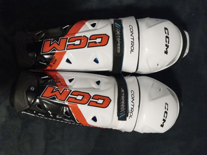 Senior CCM Control 14" Shin Pads (New)