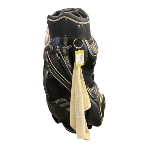 Used Mizuno 14 WAY CART BAG Mens Cart Bag Black 11846-S000110062