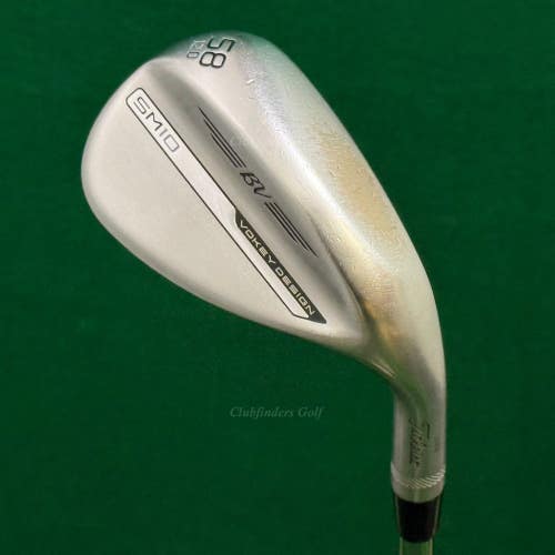 Titleist Vokey SM10 Chrome 58-12D 58 Lob Wedge Vokey Design Steel Wedge Flex