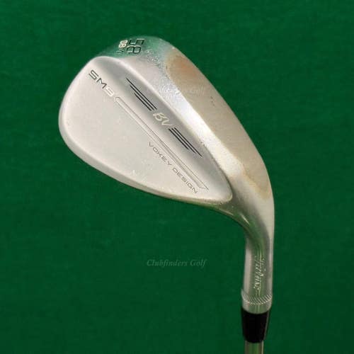 Titleist Vokey SM9 Tour Chrome 58 8M Bounce Stepped Steel Steel Wedge