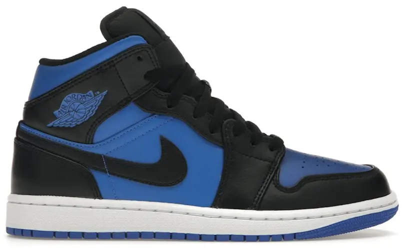 Size 12.5 - Jordan 1 Mid Black Royal Blue DQ8426-042