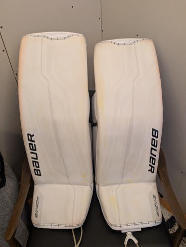 Large Bauer Supreme Shadow Goalie Leg Pads (Used)