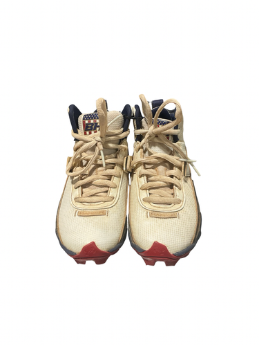 Used Under Armour BRYCE HARPER BB/SB Cleats White/Red/Navy Junior 01 11834-S000056840