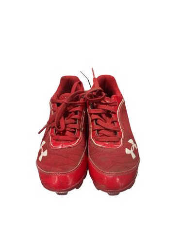 Used Under Armour UA BASEBALL BB/SB Cleats Red Youth 13.0 11834-S000056817
