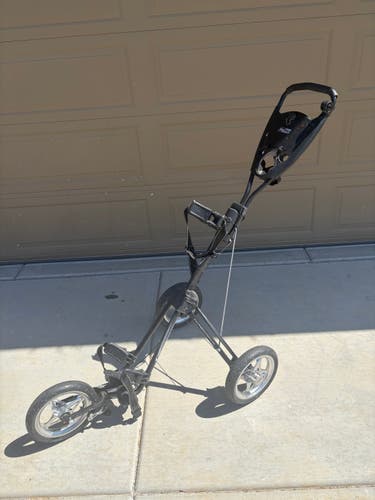 Black Unisex Bag Boy Push Cart (Used)