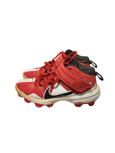 Used Nike TROUT BB/SB Cleats Red Junior 03 11834-S000056906