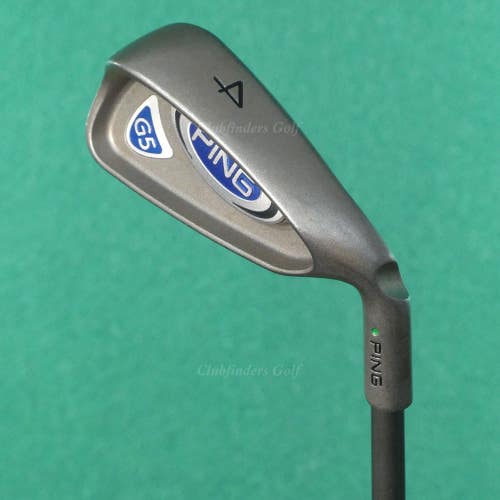 Ping G5 Green Dot Single 4 Iron Factory TFC 100I Graphite Regular