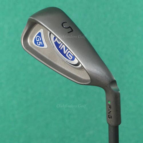 Ping G5 Green Dot Single 5 Iron Factory TFC 100I Graphite Regular