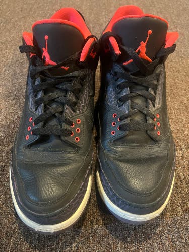 Men's Size M 11.0 (W 12.0) Air Jordan 3 Shoes (Used)
