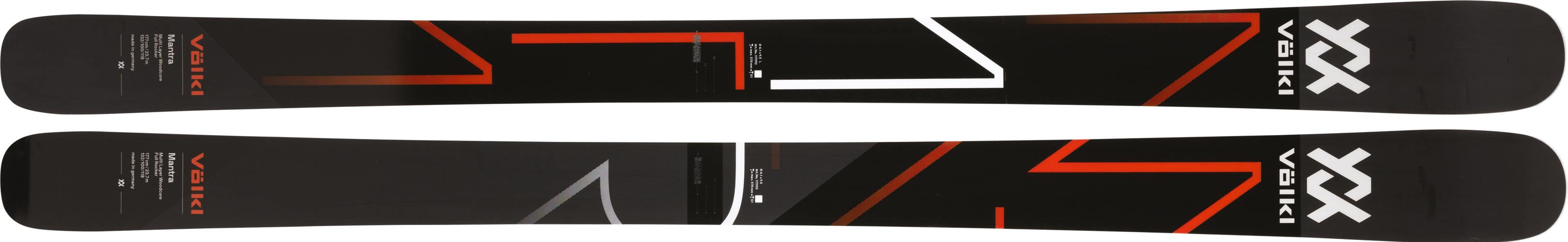 Men's 2018 All Mountain 184 cm Volkl Mantra Skis With Bindings Max Din 13 (Used)