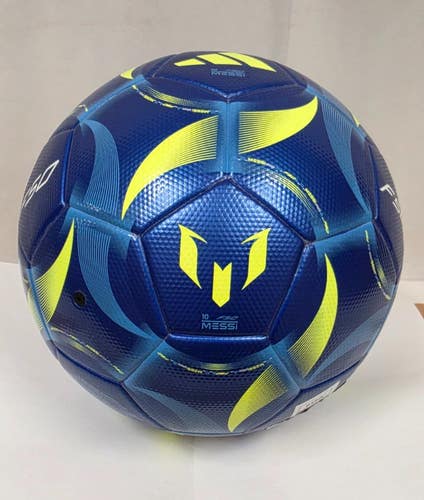 Brand New adidas Messi F50 League Soccer Ball - Royal Blue/Solar Yellow- Size 5