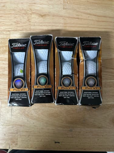 Titleist Pro V1 Balls 12 Pack (1 Dozen) (New)