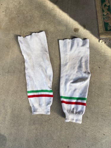 Team ITALY White Senior Knit Socks (Used)