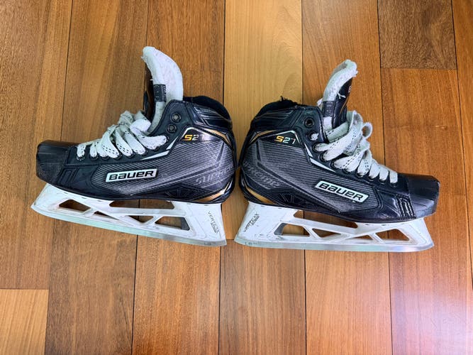 2018 Bauer Supreme S27 Hockey Goalie Skates Regular Width Size 6 (Used)