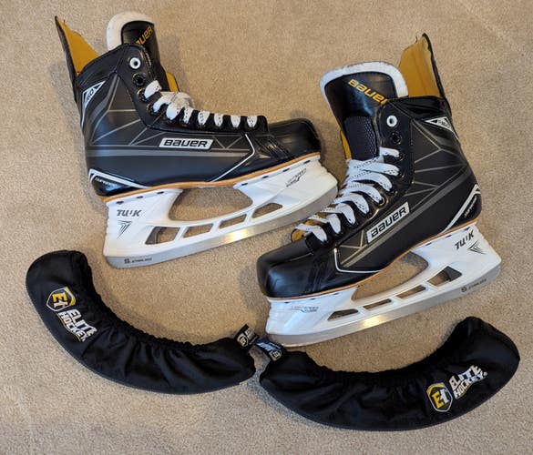 Bauer Supreme S160 Hockey Skates Extra Wide Width 9.5 (Like-New)