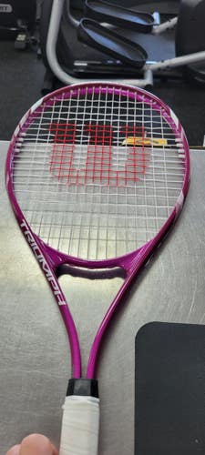 Used Wilson TRIUMPH Adult Tennis Racquet Pink 4 1/4" 11497-C000161342