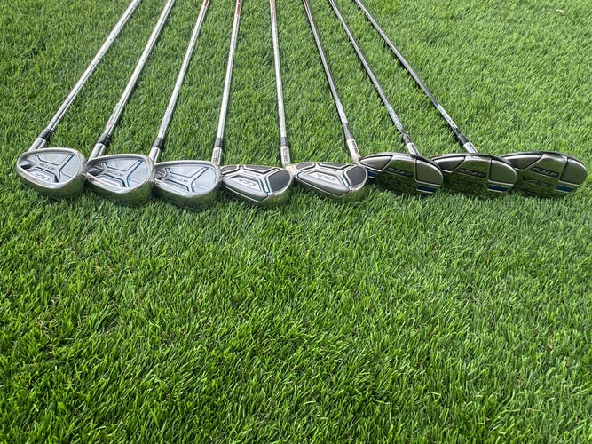 Men's Adams A70S Right Handed Iron Set Stiff Flex Graphite/Steel Shaft (8 Clubs) #3H, 4H, 5H, #6 - #