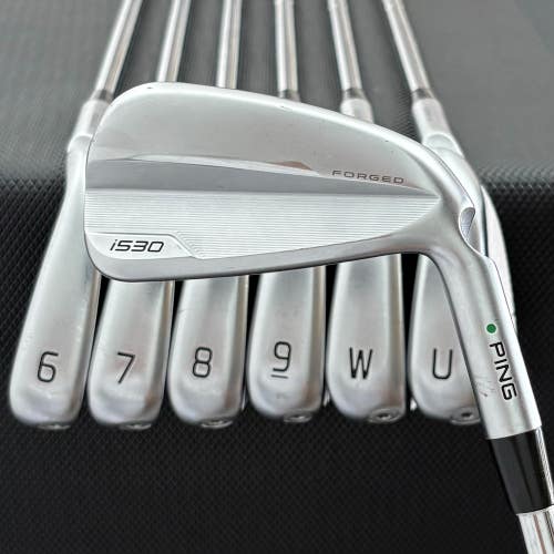 PING I530 IRON SET 5-U GREEN DOT +3/4"