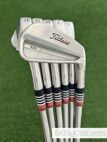 Titleist T100 23 Forged Iron Set 5-P / KBS $-Taper 120 Stiff