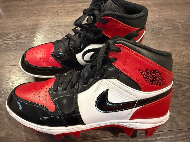 Men's Size M 9.5 (W 10.5) Air Jordan High Top Molded Cleats (Used)