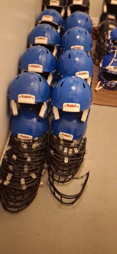 1 bundle 16 Royal Blue Large Riddell Speed Helmets(Used)