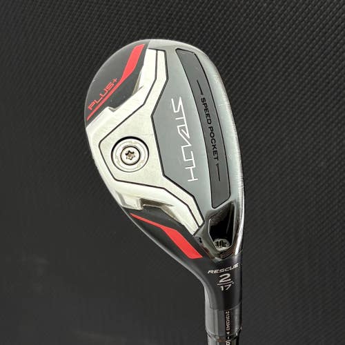 TAYLORMADE STEALTH PLUS RESCUE 2 HYBRID (17 DEGREE) + HEADCOVER