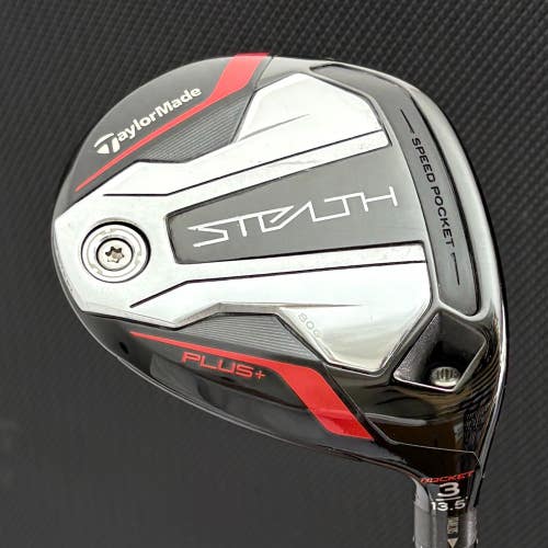 TAYLORMADE STEALTH PLUS 3 WOOD (13.5 DEGREE) + HEADCOVER