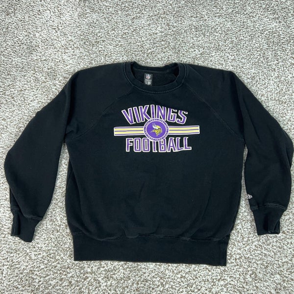 Minnesota Vikings Sweatshirt Mens Medium Black NFL Football NFL Team Apparel
