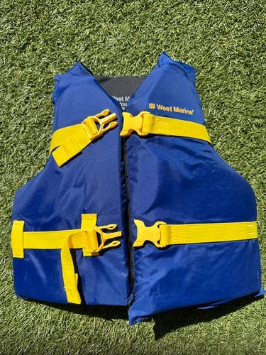 West Marine Life Jacket (Used). Youth size. 50-90 LBS