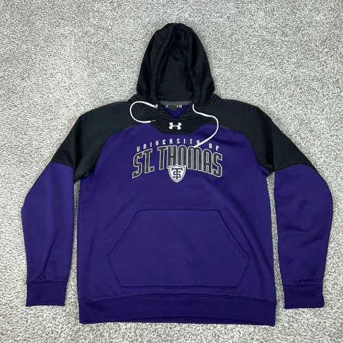 St Thomas Tommies Sweatshirt Hoodie Mens Large Purple NCAA Under Armour College