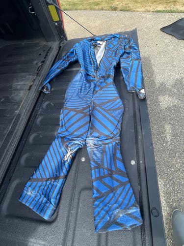 Unisex Small Spyder Padded Racing Ski Suit (Used) FIS Legal