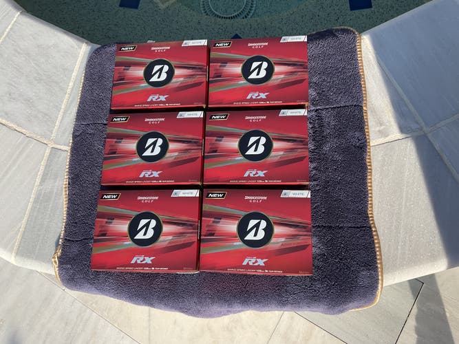 Bridgestone Tour B RX Balls 72 Pack (6 Dozen) (New)
