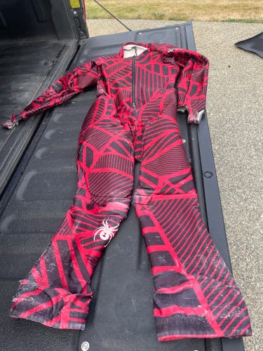 Unisex Medium Spyder Padded Racing Ski Suit (Used) FIS Legal