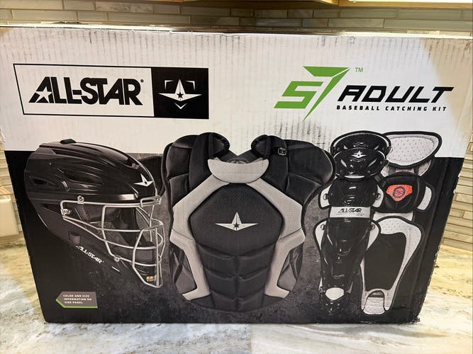 Black All Star System 7 Catcher's Set (New)