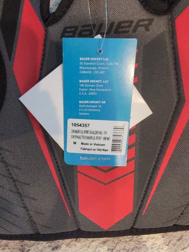 Brand new Bauer little sport shoulder pads size youth medium