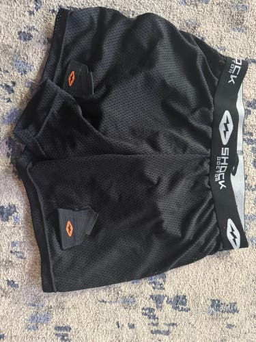Black Medium Men's Shock Doctor Shorts (Used)