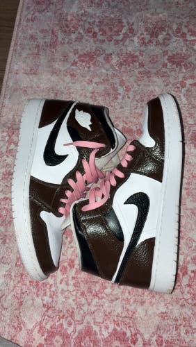 Brown Men's Size M 9.0 (W 10.0) Adult Air Jordan 1 High Shoes (Used)