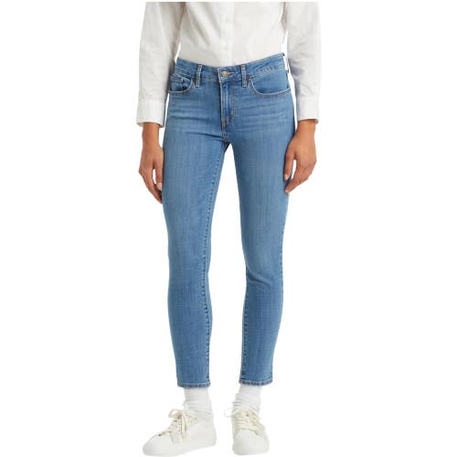 Levi's 711 Skinny Jeans Women's 26X30 Blue Denim Stretch Medium Wash PALL550