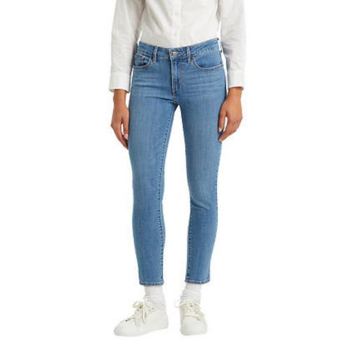 Levi's 711 Skinny Jeans Women's 29X30 New Sheriff Denim Stretch Mid Rise PALL541