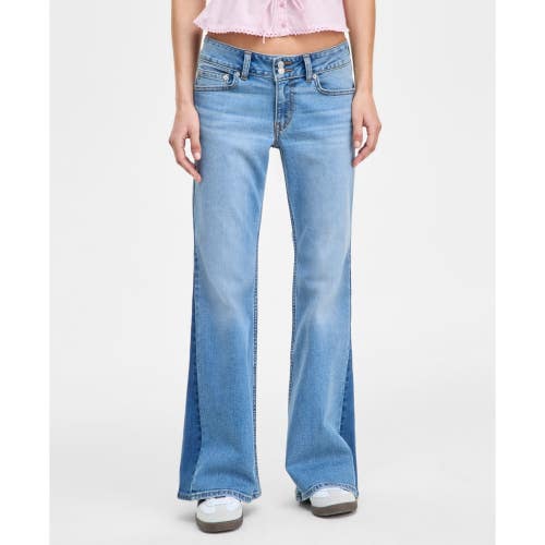 Levi's Superlow Flare Jeans Womens 25X32 Rough Shot Denim Cotton Stretch PALL539