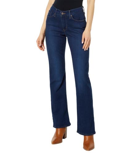 Levi's Classic Bootcut Jeans Women's 33X32 Cobalt March Denim Mid Rise PALL557