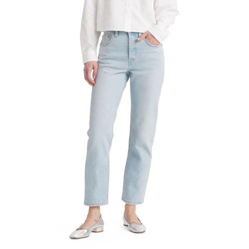 Levi's 501 Jeans Women's 31x26 Light Indigo Denim Cropped Straight Leg PALL555