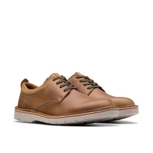 Clarks Eastridge Low 26179420 Oxford Mens 7 D Brown Leather Casual Shoes MEW2331