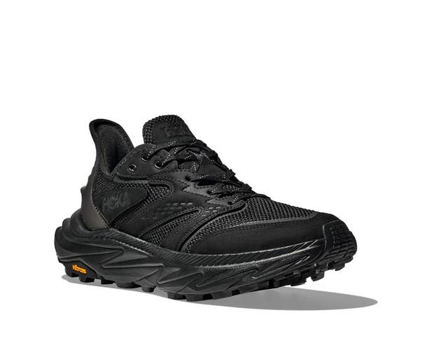 Hoka One One Anacapa 2 Freedom 1155192-BBLC Mens 8.5 Black Hiking Shoes MEW2377