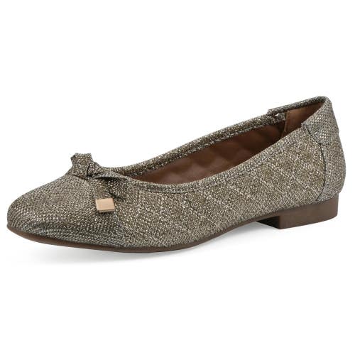 White Mountain Bocah Ballet Flats Womens 6.5 B Green Square Toe Slip On HTAT1782