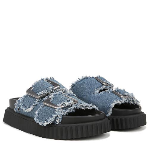 Circus NY by Sam Edelman Cris I9657F1400 Sandal Womens 6.5 M Blue Slide HTAT1827